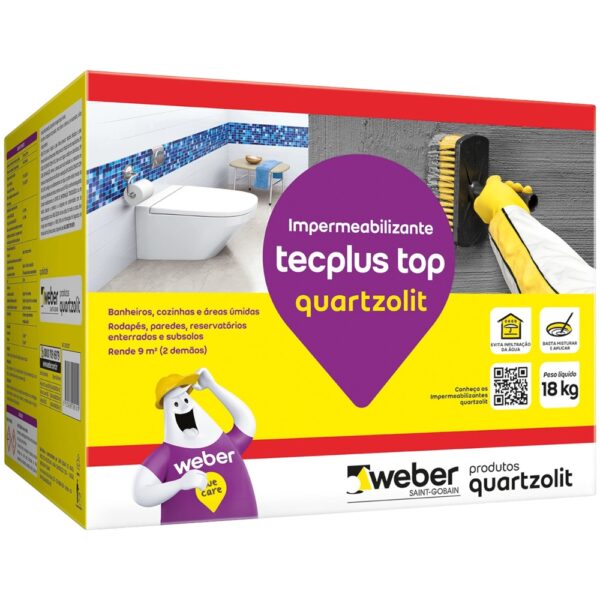 TECPLUS TOP QUARTZOLIT 18KG CINZA