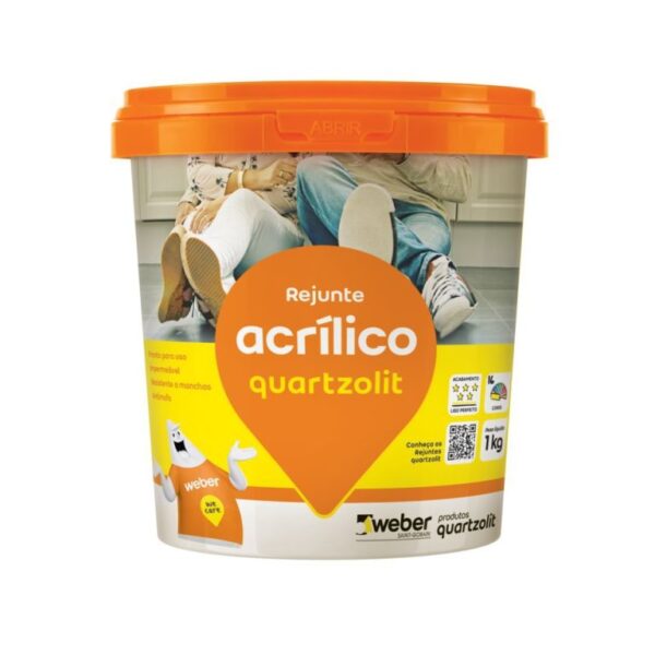 REJUNTE QUARTZOLIT ACRILICO CINZA OUTONO 1KG