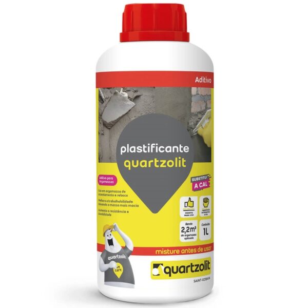 ADITIVO PLASTIFICANTE PRETO QUARTZOLIT 1L