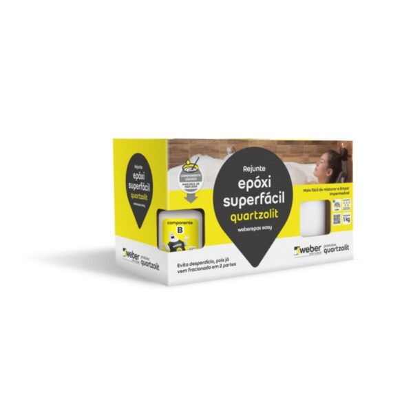 REJUNTE QUARTZOLIT EPOXI SUPERFACIL MARROM CAFE 1KG