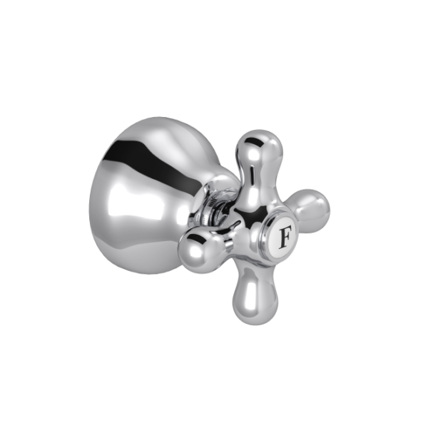 ACABAMENTO P/ REGISTRO DE GAVETA E PRESSÃO DECA BELLE ÉPOQUE 1/2/1 PEQUENO CROMADO C52