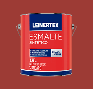 ESMALTE LEINERTEX SINTÉTICO BRILHANTE VERMELHO 3.6L