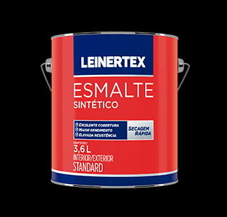 ESMALTE LEINERTEX SINTÉTICO BRILHANTE PRETO 3.6L