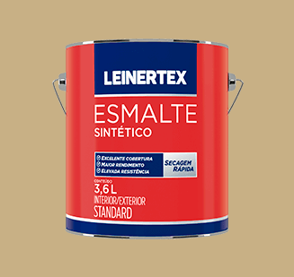 ESMALTE LEINERTEX SINTÉTICO BRILHANTE AREIA 3.6L
