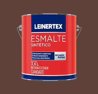 ESMALTE LEINERTEX SINTÉTICO BRILHANTE COLORADO 0.9L