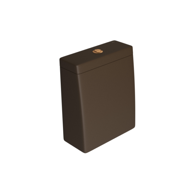 CAIXA ACOPLADA DECAC/ACIONAMENTO DUO LINK MARROM FOSCO/RED GOLD