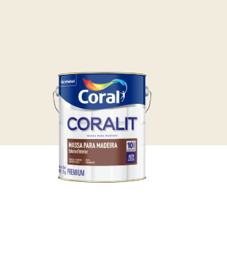 MASSA CORAL CORALIT P/ MADEIRA 60KG