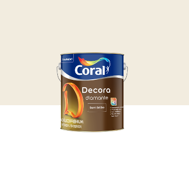 TINTA CORAL DECORA DIAMANTE ACRÍLICO SEMIBRILHO 18L BRANCO