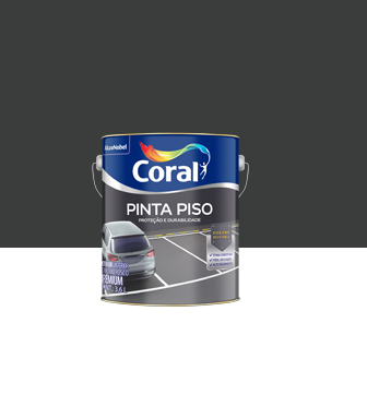 TINTA CORAL PINTA PISO ACRÍLICO FOSCA 3,6L PRETO