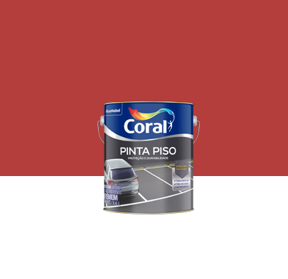 TINTA CORAL PINTA PISO ACRÍLICO FOSCA 18L VERMELHO SEGURANÇA