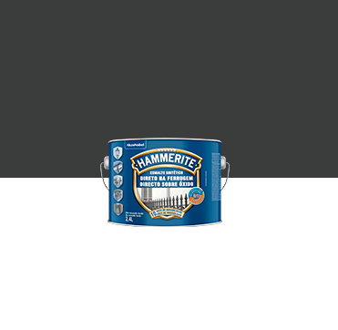 ESMALTE HAMMERITE BRILHANTE 08L PRETO