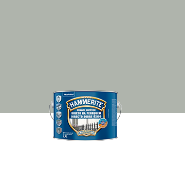 ESMALTE HAMMERITE BRILHANTE 24L PRATA
