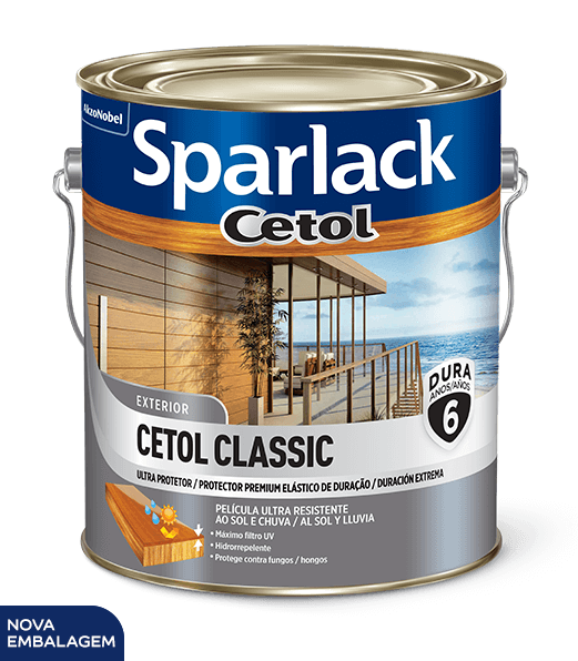 PROTETOR SPARLACK CETOL CLASSIC BRILHANTE 3,6L MOGNO