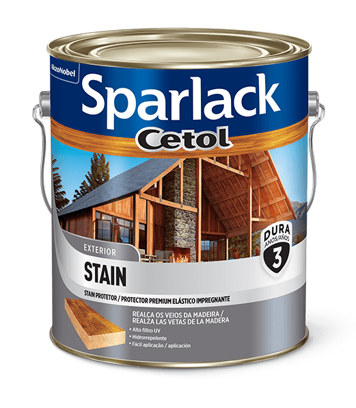 PROTETOR SPARLACK CETOL STAIN ACETINADO 0,9L NATURAL