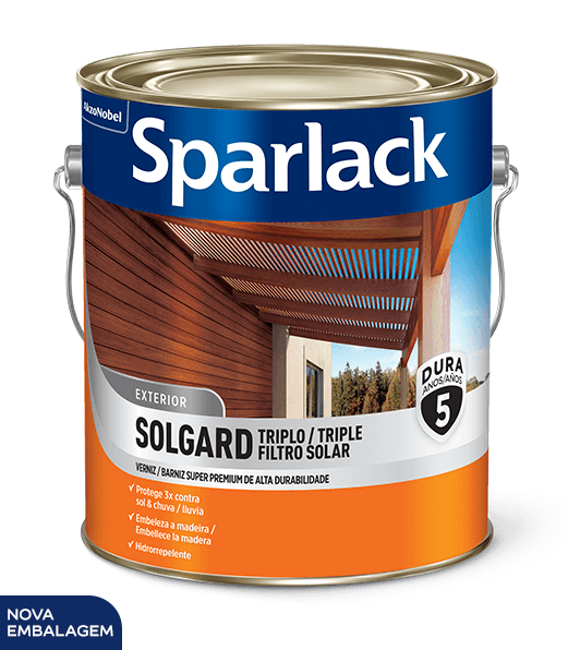 VERNIZ SPARLACK SOLGARD TFS ACETINADO 0,9L NATURAL