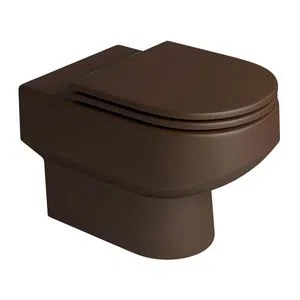 BACIA DECA CONVENCIONAL CARRARA MARROM FOSCO