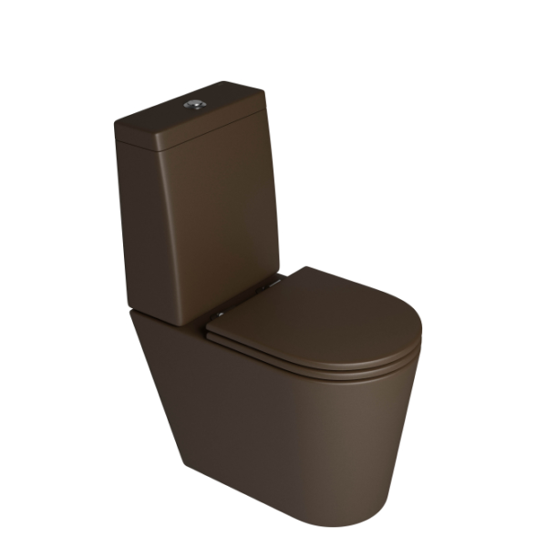 BACIA DECA LINK P/CAIXA ACOPLADA MARROM FOSCO