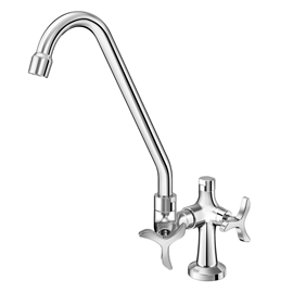 TORNEIRA DOCOL PERTUTTI DE MESA 1/4″ C/SAÍDA P/FILTRO CROMADA